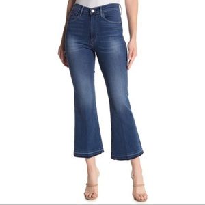 FRAME Le Crop Flare Released Hem Jeans